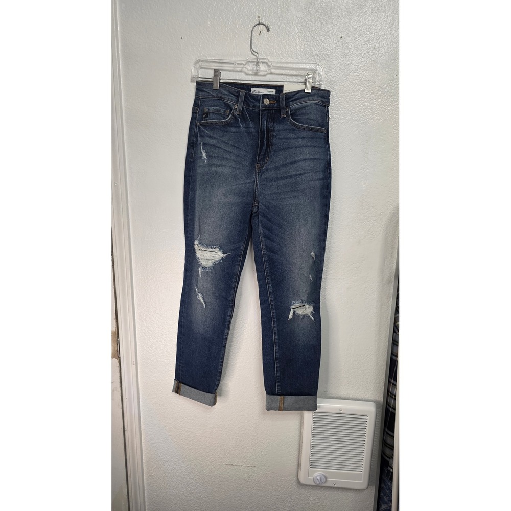 KanCan Distressed Skinny Jeans Womens 27 Medium Wash New With Tags
